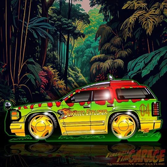 Automotive Pop Culture Movie and TV Car Art by Fireball Tim Garage