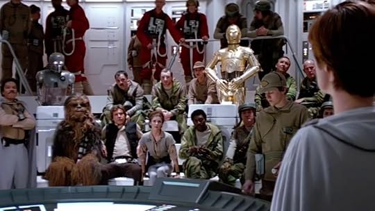 The rebel briefing scene from Return of the Jedi.