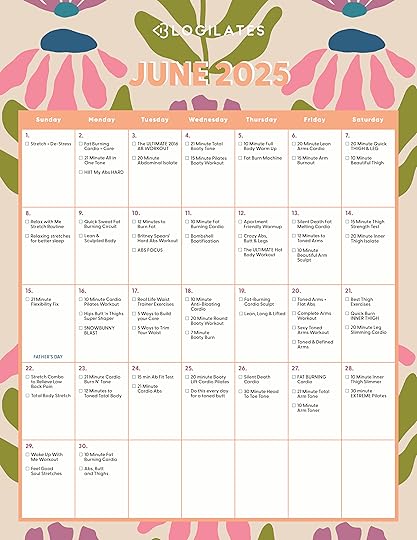 blogilates june 2025 workout calendar