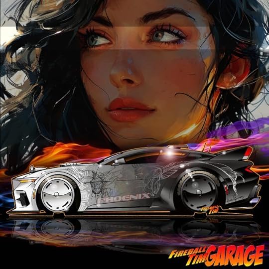 Fireball Tim Mustang Art