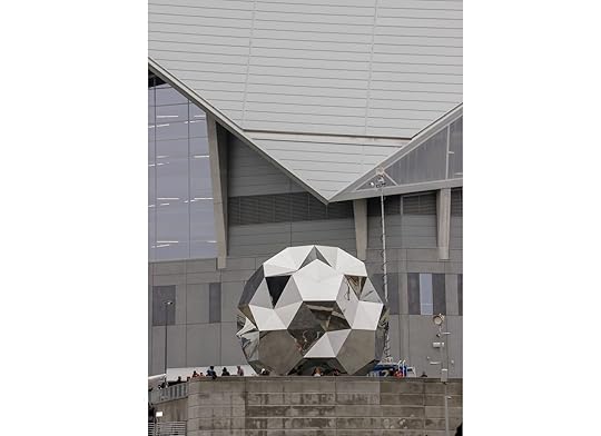 atlanta world cup soccer ball statue