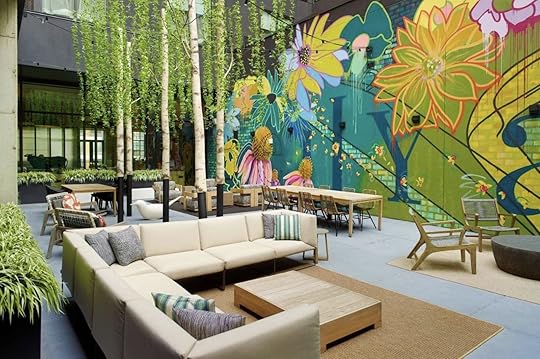 bellyard hotel courtyard, atlanta