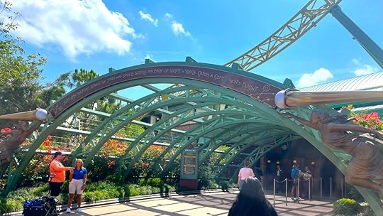 Universal Epic Universe Stardust Coaster entrance