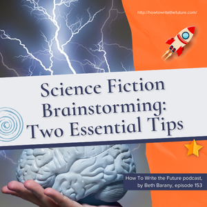 Image of person holding bran with lightening erupting