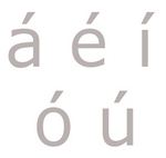 Spanish acute accents