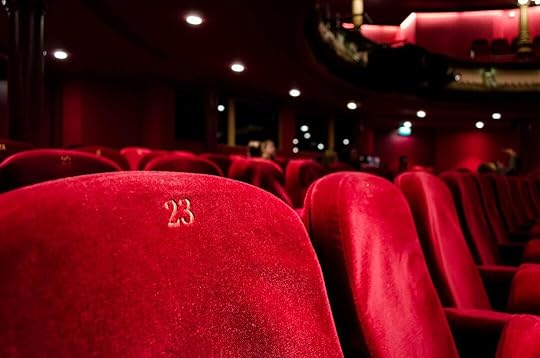 red cinema seat number 23