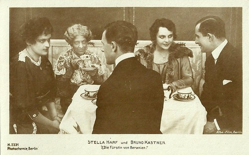Stella Harf and Bruno Kastner in Die Fürstin von Beranien (1918)