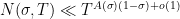 \displaystyle N(\sigma,T) \ll T^{A(\sigma)(1-\sigma)+o(1)}