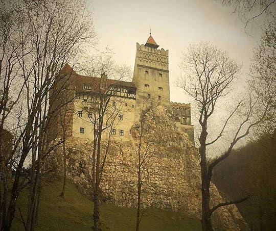 My atmospheric photo of Bran Castle Transylvania Romania. Copyright Janice Horton