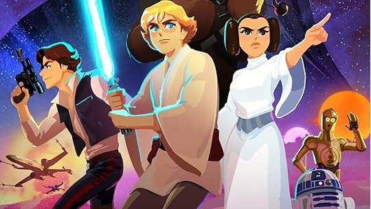 The Star Wars original trilogy characters from the animated Star Wars: Galaxy of Adventures.