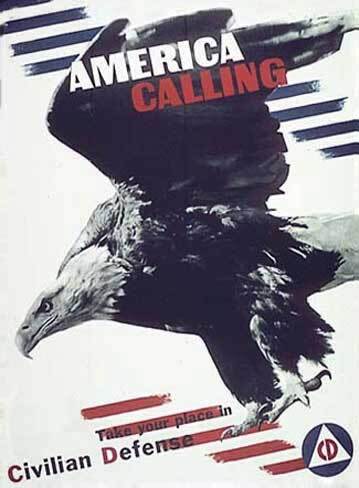 Poster for the US Office of Civilian Defense, WWII