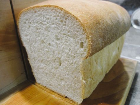 Soft Sourdough Loaf mixed in a bread machine