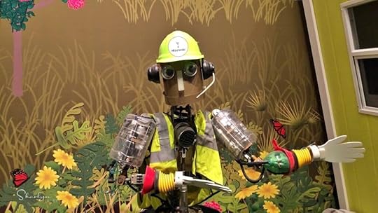 project management represented by an AI robot