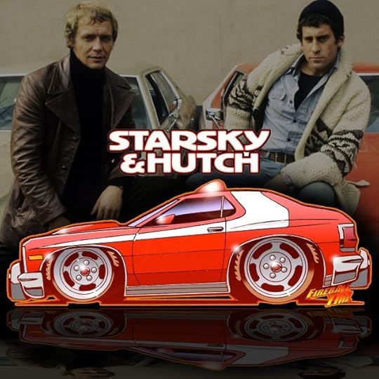 Starsky Automotive Pop Culture Movie and TV Car Art by Fireball Tim Garage
