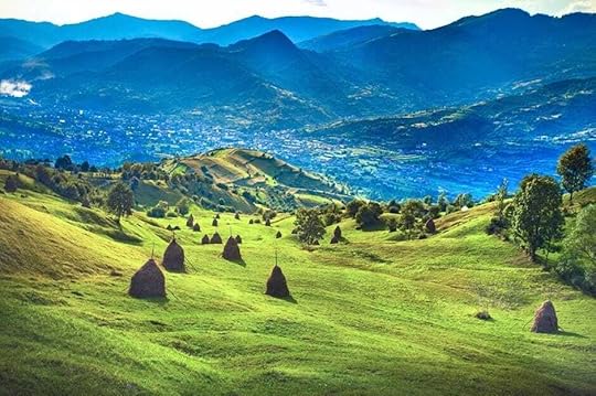 The beautiful and unspoilt rural Romania countryside