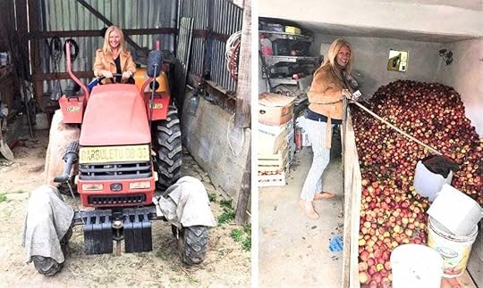My Romanian friend’s family farm the land and have their apple orchards - Janice Horton