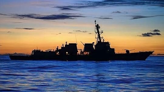 The USS William P. Lawrence maintains position in the Pacific Ocean during rigid-hull inflatable boat operations in the U.S. 7th Fleet area of operations in support of free and open Indo-Pacific, Thursday, Nov. 23, 2023. (U.S. Navy photo)