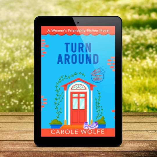 Image of Turn Around Book cover on iPad