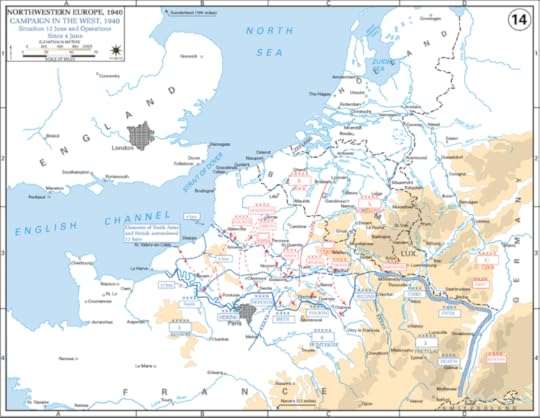 German advance to the Seine River in France, June 4-12, 1940 (US Military Academy)
