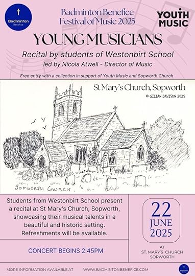 poster for June 22nd Young Musicians concert