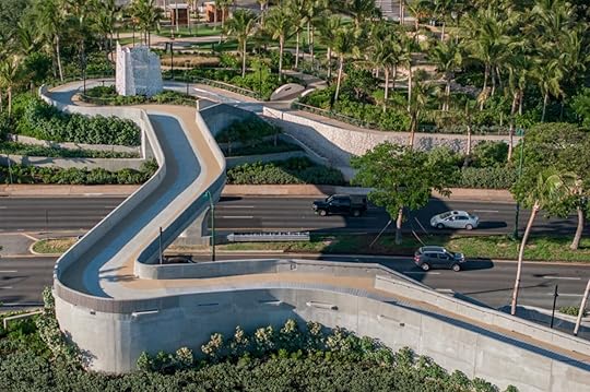 ala moana bridge in honolulu, hawaii