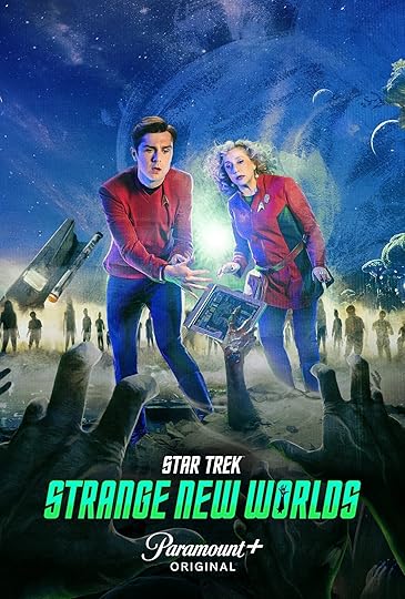 Martin Quinn as Scotty and Carol Kane as Pelia in season 3 of Strange New Worlds