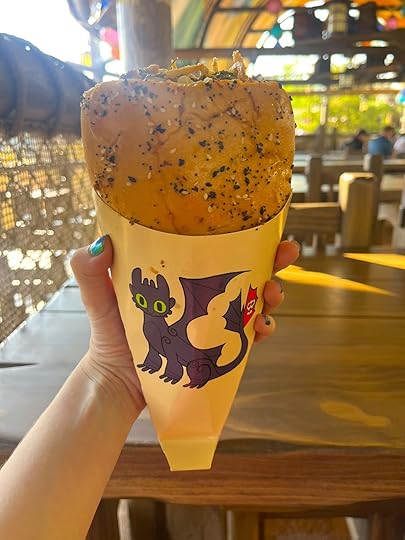 Universal Epic Universe Best Food Item Dragon Fire Chicken Spire Mac & Cheese Cone