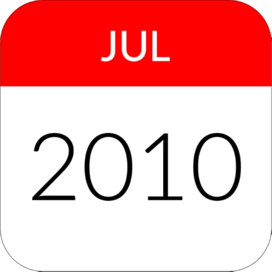 Een rode kalender met de maand juli en het woord 'JUL' in witte letters.