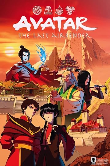 new Avatar the Last airbender art from the fire and family graphic novel:comics boxed set collection