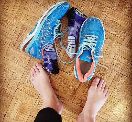 Burning feet walking or running