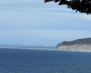 Dungeness Lighthouse at the end of the Strait of Juan de Fuca