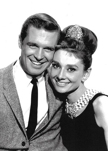 George Peppard and Audrey Hepburn in Breakfast at Tiffany's (1961)