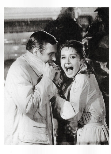 Audrey Hepburn and George Peppard in Breakfast at Tiffany's (1961)