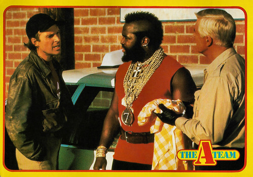 Dwight Schulz, Mr. T and George Peppard in The A-Team (1983-1987)