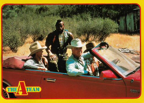 Dwight Schulz, Mr. T and George Peppard in The A-team (1983-1987)