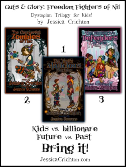 Three books in the series Guts and Glory, Freedom Fighters of Nil.