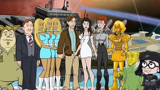 The characters from the 2008 Spaceballs animated series.