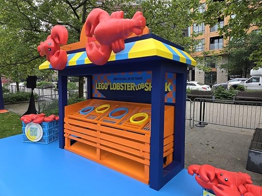 A LEGO lobster shack for LEGO World Play Day