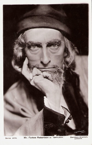 Johnston Forbes-Robertson as Shylock