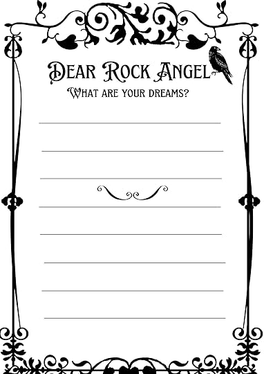 dear rock angel goal poster