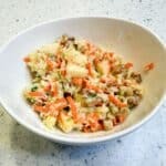 Perfectly done Apple Walnut Coleslaw