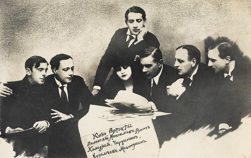 Vera Kholodnaya, Ivan Mozzhukhin and other actors of the Russian silent cinema