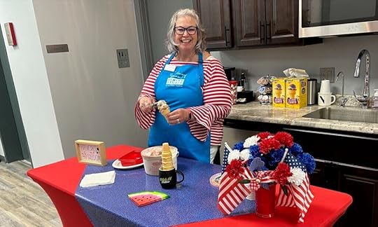 Join Deanna Springer Wednesday, June 25 for our FREE! Ice Cream Social–Noon to 2 p.m. at The Nancy Zieman Sewing Studio & Quilt Shop in Downtown Beaver Dam.