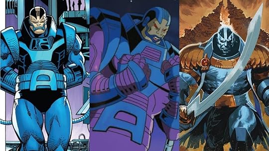 The mutant villain Apocalypse in comics and animation.