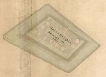 Plan of Maker Redoubt Number 1