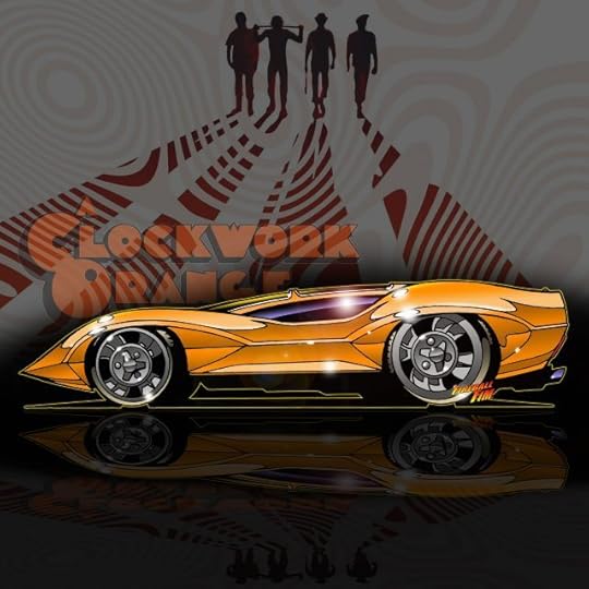 A Clockwork Orange Automotive Pop Culture Movie and TV Car Art by Fireball Tim Garage