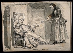 Man complaining to wife