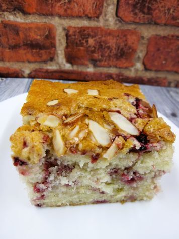 Bready or Not Original: Raspberry-Almond Snack Cake