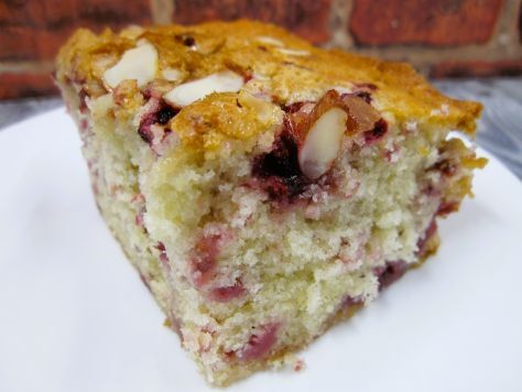 Bready or Not Original: Raspberry-Almond Snack Cake
