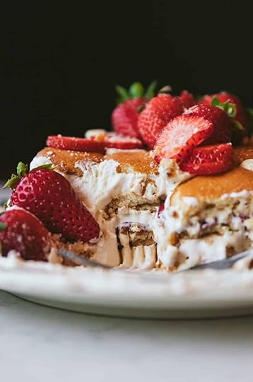 Strawberry Malt Icebox Cake